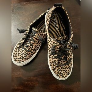 Sperry Top-Siders Animal Print Sneakers - Size 6.5